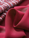 Chiffon Striped Bow Tie Blouse