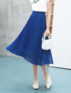 Minimal Pleated A-Line Skirt