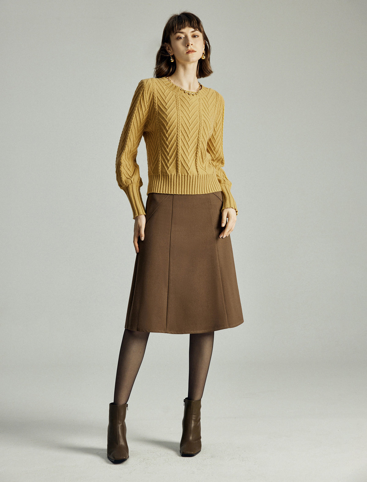 Classic Refined A-Line Skirt