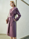 Collared Belted Relaxed Straight-Fit Trench Coat