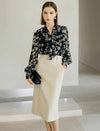 High-Waisted Pencil Skirt
