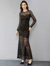Embellished Sequin Luxury Maxi Dress