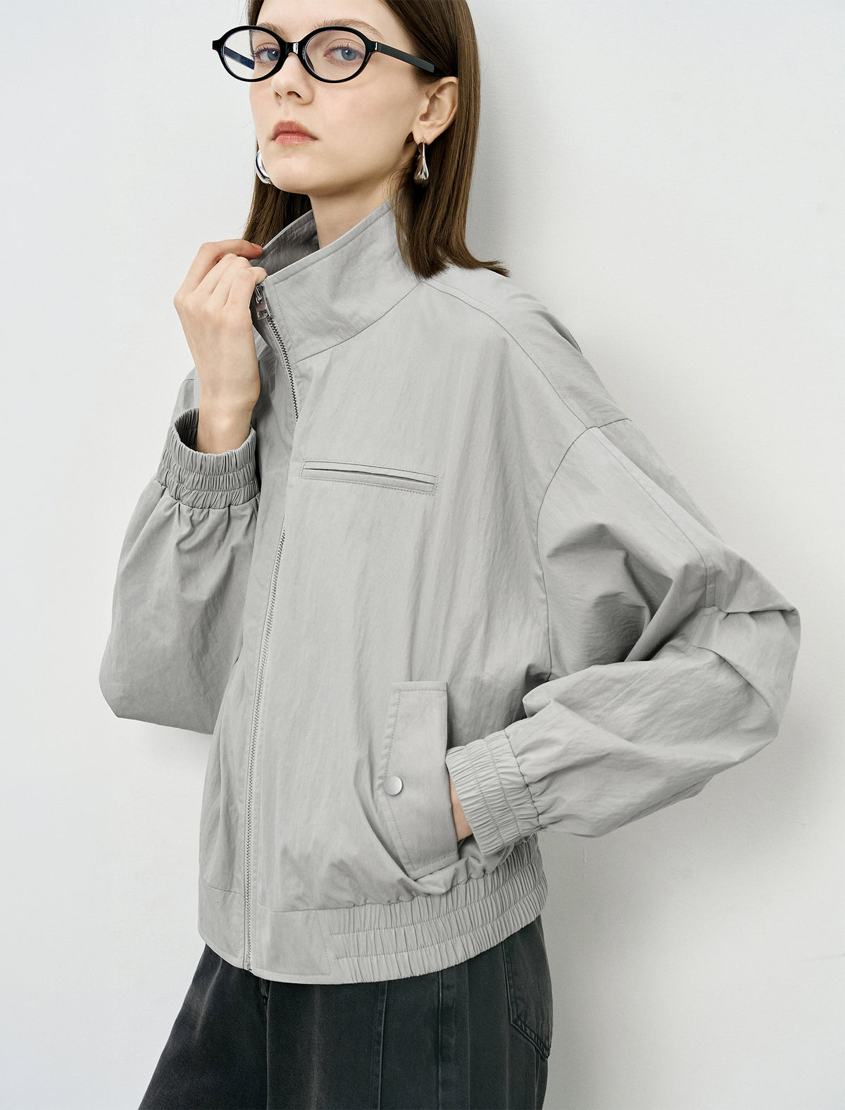 Minimalist Lapel Loose Short Jacket
