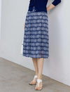 Vintage Geometric Print Skirt