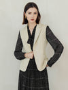 Sleeveless Blazer Vest