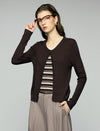 Blend Textured Long Sleeve Button Front Cardigan