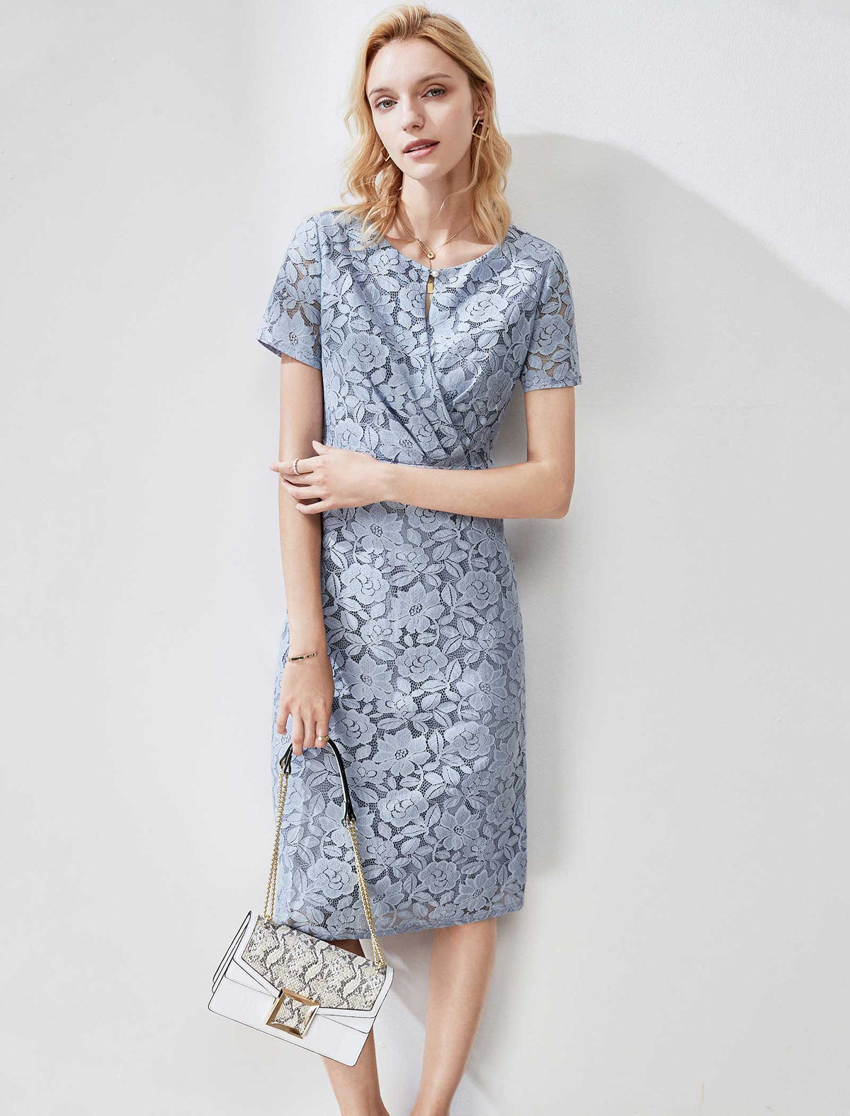 Flattering Lace A-Line Dress