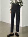 High-Waisted Tapered Dress Pants