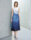 Ocean Breeze Sleeveless Midi Dress