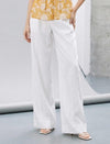 Linen Wide-Leg Pants