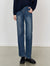 Straight-Leg Cropped Jeans