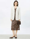 The Essential Cream Blazer | Single-Breasted Tailored Fit