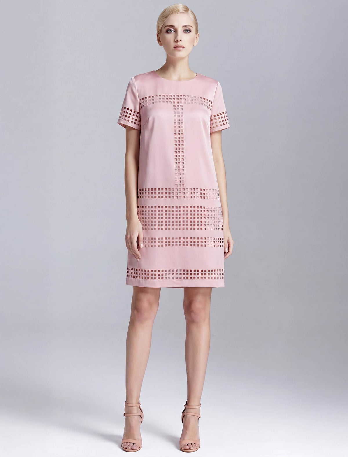 Color-Block Short Sleeve Dress