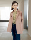 Casual Chic Mid-Length Trench Coat