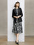 Tencel Ruched Sleeves Textured Tailored Blazer