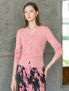 V-Neck Twisted Detail Knit Top