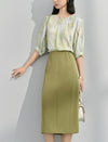 100% Mulberry Silk Watercolor Top