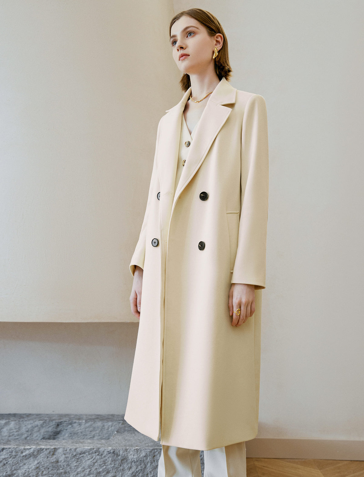 Classic Mid-Length Trench Coat