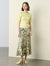 Leopard Print Fishtail Midi Skirt