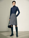 Solid Turtleneck Long Sleeve Top