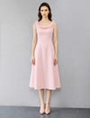 Elegant Square Neck Flare Dress