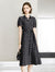 Black Polka Dot Shirt Dress