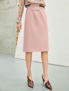 Tailored Midi Pencil Skirt