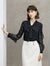 Polka Dots Bow Tie Ruffle Sleeve Blouse