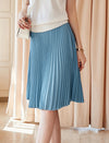 Elegant Pleated A-Line Skirt