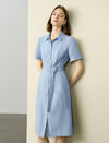 Belt Detail Shirt Dress