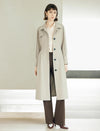 Lapel Mid-Length Classic Trench Coat