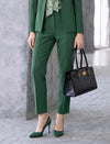 High-Waisted Tailored Tapered Pants