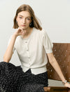 Pearl Embellished Knit Cardigan