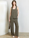 Wide Leg Straight Pants