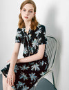 Floral Silk Dress