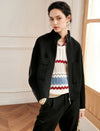 Wool Blend Cropped Jacket