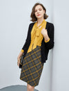 Classic Knit Button-Front Jacket