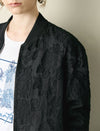 Sheer Floral Lace Zip-Up Sun Jacket