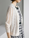 Lightweight Solid Color V-Neck Knit Cardigan