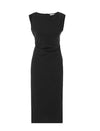 Boat Neck Midi Dress