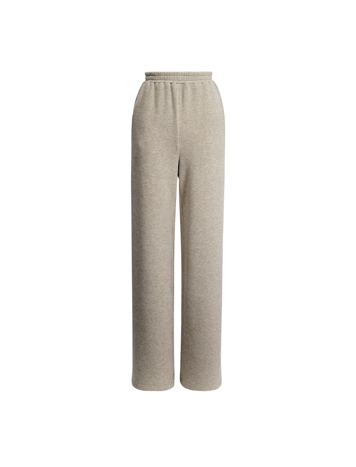 Classic Knit Wide-Leg Pants