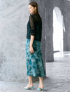 Sheer Lace Button Front Cardigan