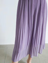 V-Neck Chiffon Pleated Midi Dress