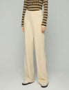 High-Waist Pocket Straight-Leg Pants