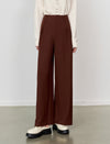 High Waist Wide‑Leg Long Trousers