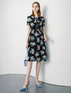 Floral Silk Dress
