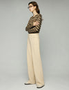 High-Waist Pocket Straight-Leg Pants