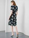Floral Silk Dress