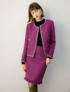 Sparkle Tweed Cropped Jacket