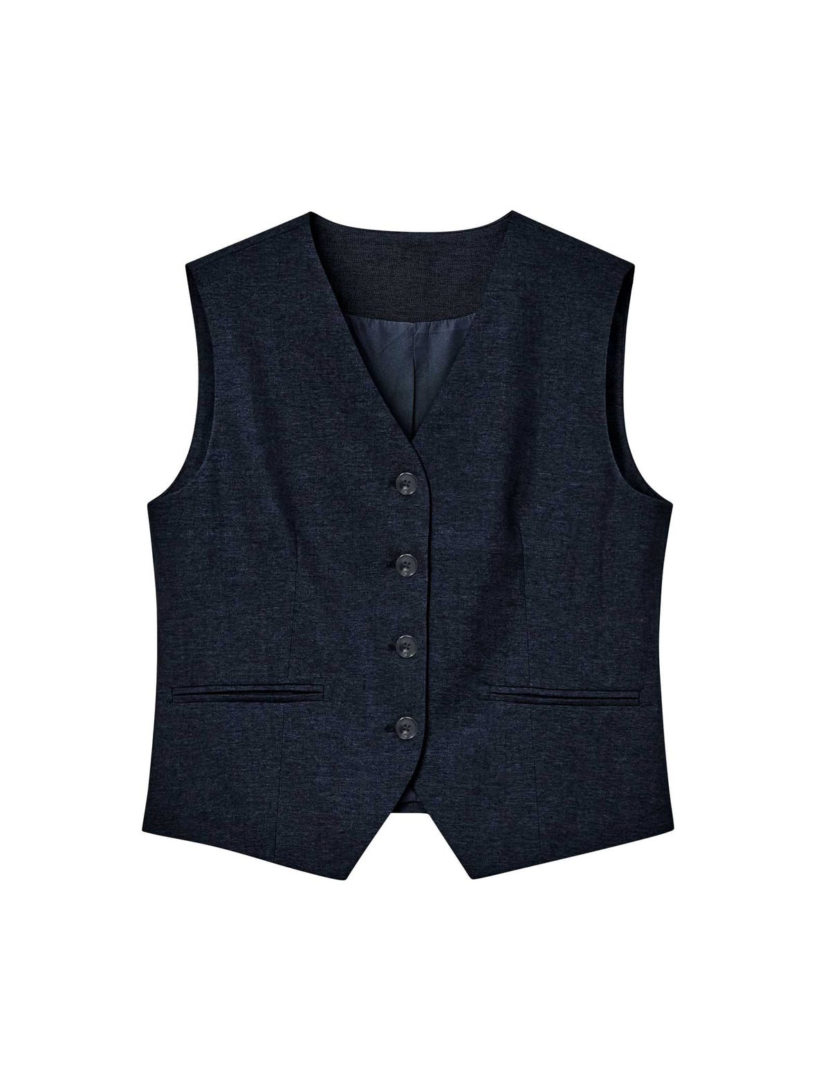 V‑Neck Sleeveless Waistcoat Vest